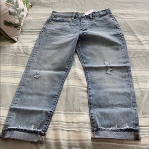 J crew point sue denim slouchy boyfriend jeans